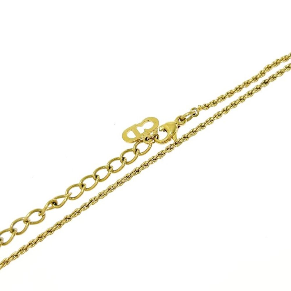 Christian Dior GP Emblem Logo Necklace Gold Necklace - Picture 6 of 6